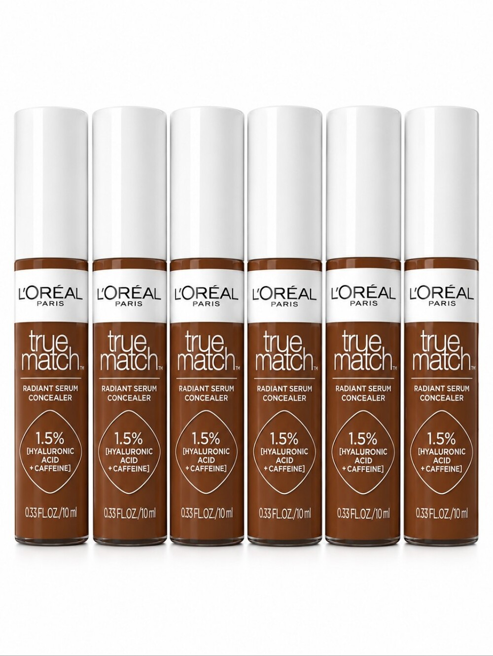 6 x L'oreal Paris True Match Radiant Serum Concealer, N11 Deep
